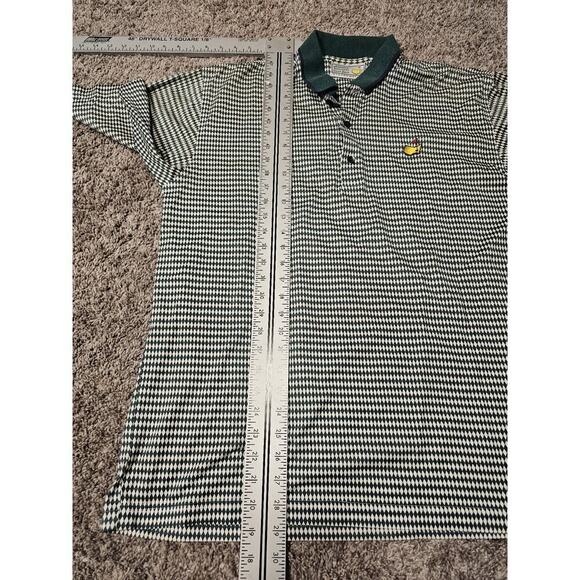 Vintage Augusta National Golf Shop Masters Size Large Green Diamond Polo READ - Picture 7 of 9